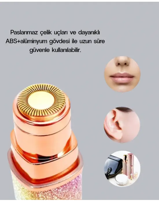 Şarjlı Mini Yüz Ve Kaş Epilatörü – Ağrısız Ve Hassas Temizlik