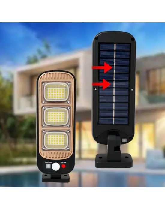 Sensörlü Güneş Enerjisi İle Şarj Olabilen Duvara Monte Solar Aydınlatma  GL-84069