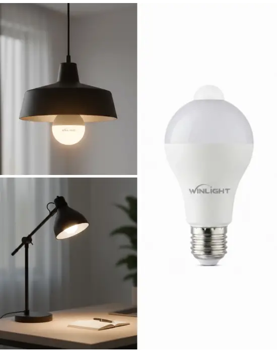 Sensörlü Led Lamba Otomatik Algılama Enerji Tasarruflu Aydınlatma
