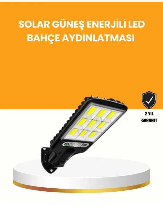 Sensörlü Sokak Tipi Lamba Günlük Kullanım İçin İdeal