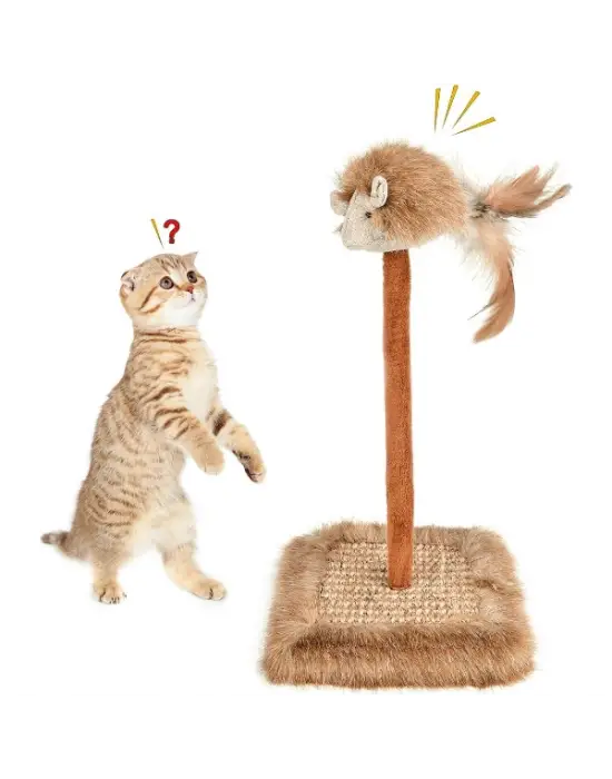 Sesli Oyuncaklı Kedi Tırmalama Tahtası