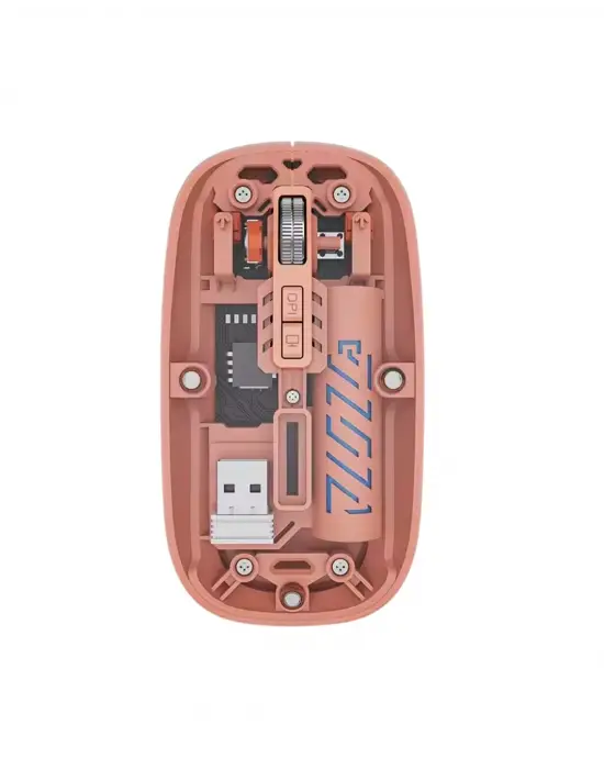 Sessiz Tıklamalı Şeffaf Mouse Bluetooth Ve Usb Uyumlu