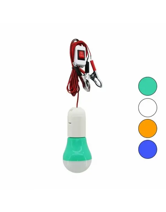 Seyyar - Led Lamba Akü Takviye Kablolu= 4mt 12v - 5w