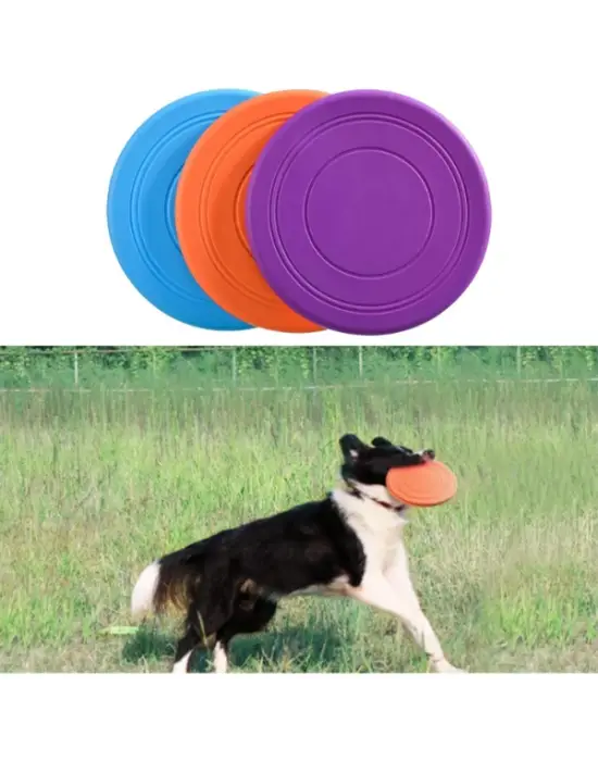 Silikon Frizbi Köpek Oyuncağı