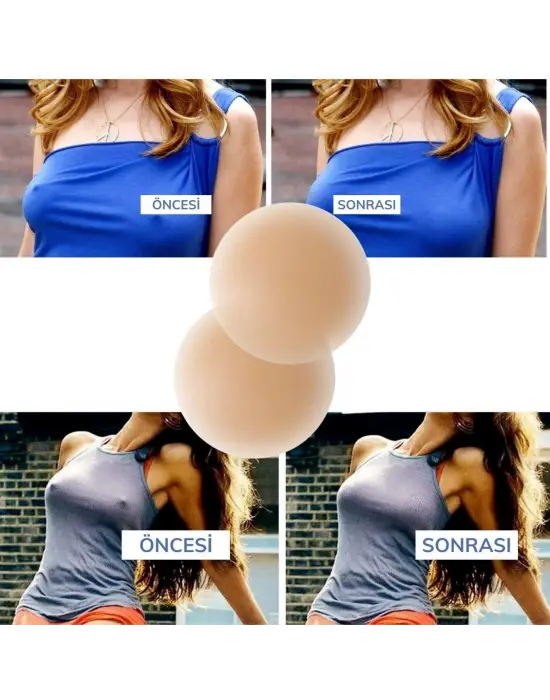 Silikon Göğüs Ucu Kapatıcı Gizleyici Bant Aparat  Nipple Pad
