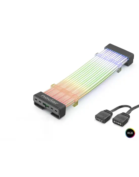 Silikon Işıklı Bükülebilir Argb Light Board 24 Pin - Siyah ND2801