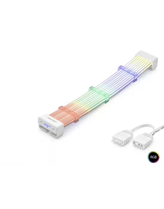 Silikon Işıklı Bükülebilir Argb Light Board 28 Pin - Beyaz ND2802
