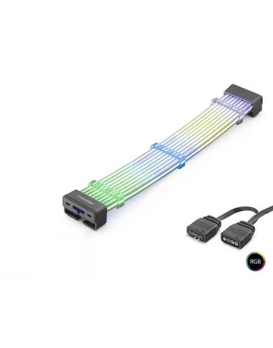 Silikon Işıklı Bükülebilir Argb Light Board 28 Pin - Siyah ND2803