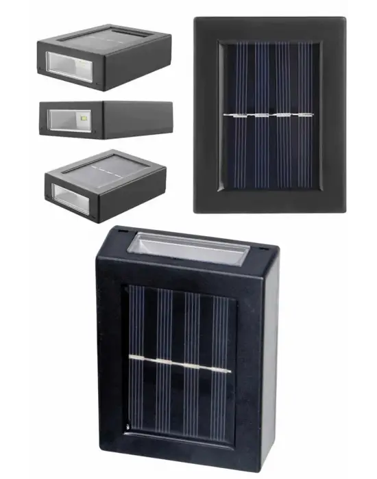 Solar Lamba Dekoratif Aplik Su Geçirmez Led Işıklı Duvar Lambası