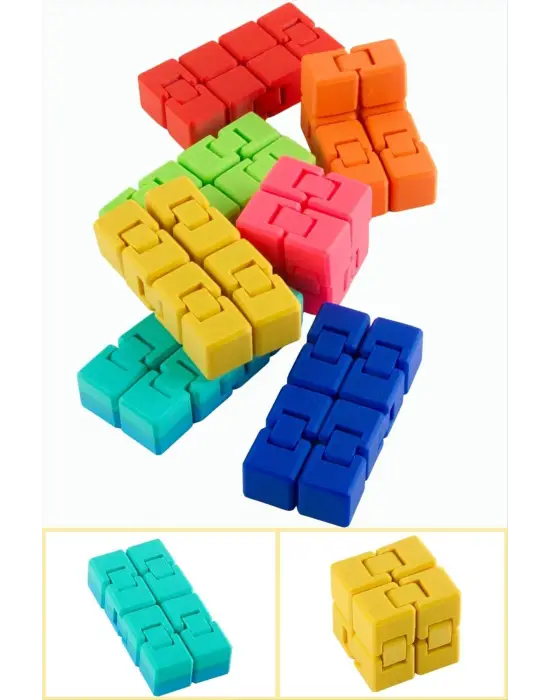 Sonsuz Küp 3D Baskılı Fidget İnfinty Aparatı