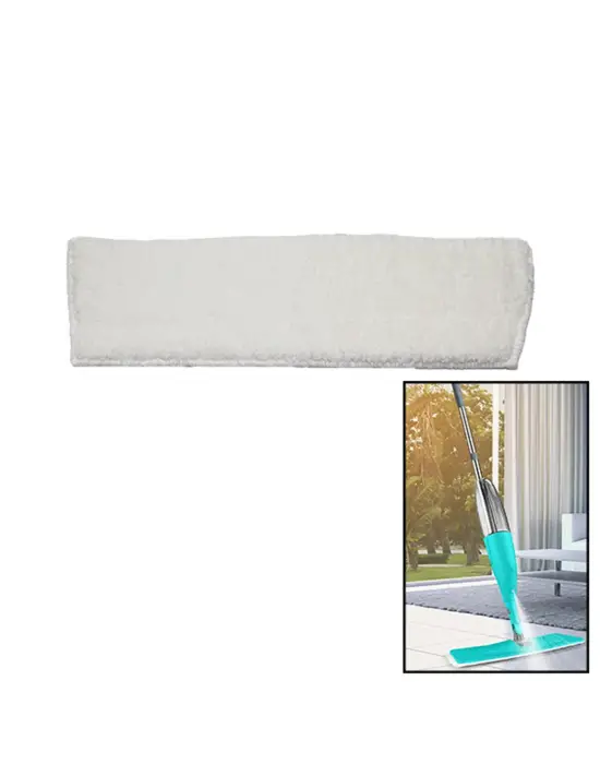 Sprey Mop Beyaz Yedek Paspası 12x35cm