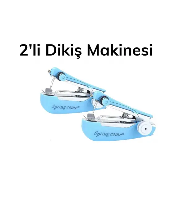 Spring Come Mini Kolay Seyehat ve Ev Tipi El Dikiş Dikme Makinası
