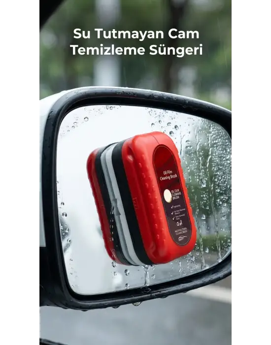 Su Bırakmayan Pratik Araç Camı Temizleme Süngeri