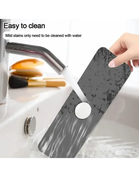 Su Emici Sihirli Lavabo Kenar Matı 38x13cm