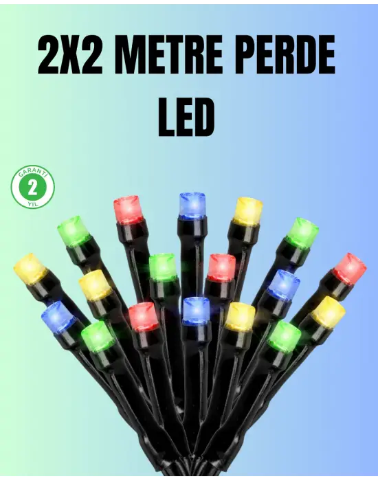 Su Geçirmez Pil Çalışan Led Perde Işık – İç Ve Dış Mekan