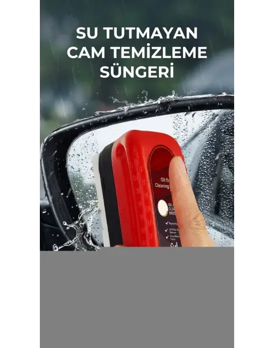 Su İz Bırakmayan Araç Camı Temizleme Süngeri, Pratik Kullanım