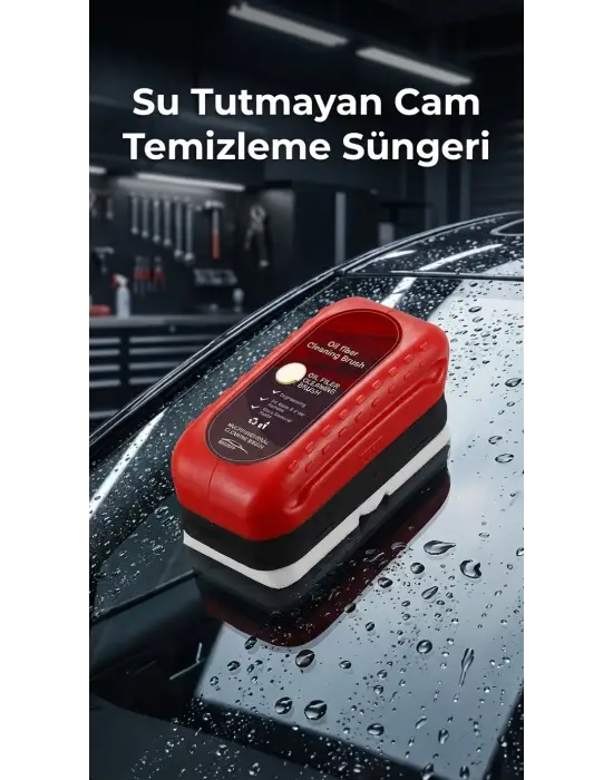 Su Tutmayan Araç Cam Temizleme Süngeri - Pratik Kullanım