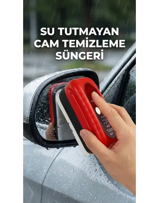 Su Tutmayan Araç Camı Temizleme Süngeri 2li Paket