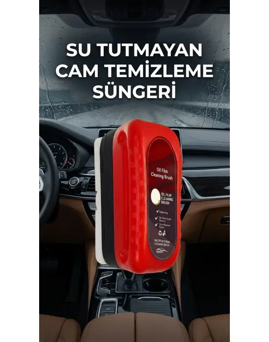 Su Tutmayan Çok Amaçlı Araç Camı Temizleme Süngeri