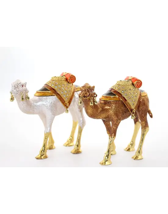 Swarovski Taşlı Tekli Deve Figürü Model 9