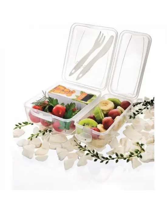 Takeaway Ergonomik Asorti Çatal Bıçaklı Pratik Yoğurt Saklama Kabı