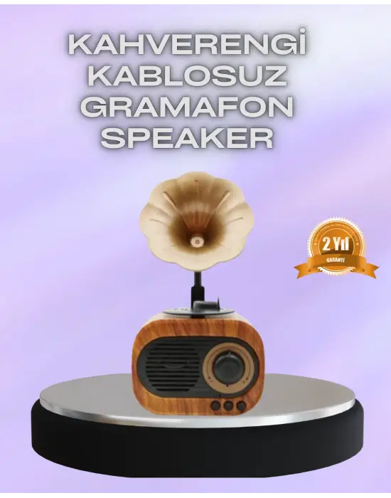 Taşınabilir Mini Retro Radyo Bluetooth Hoparlör Usb Sd Aux Destekli