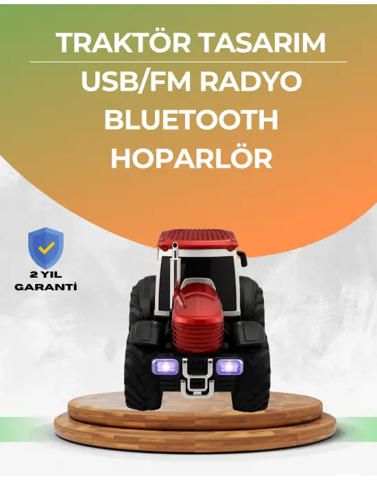 Taşınabilir Nostaljik Araç Tasarımlı Bluetooth Hoparlör