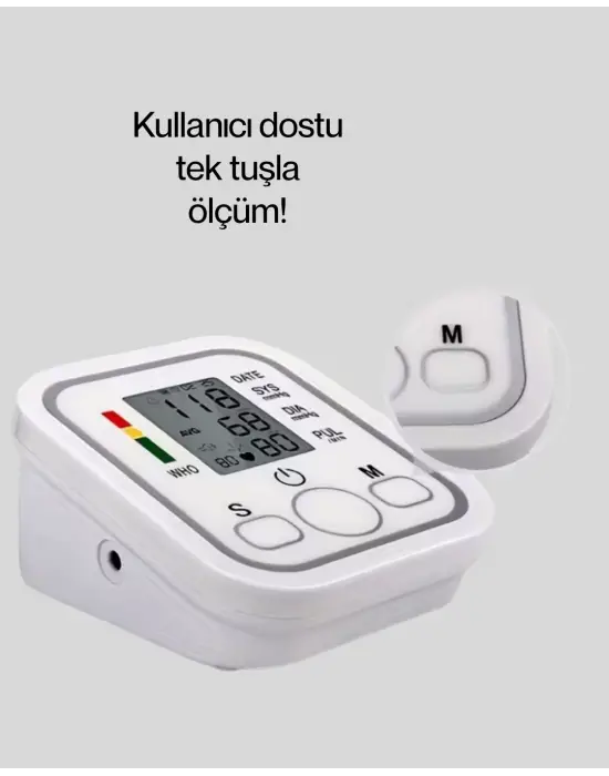 Taşınabilir Pil Ve Usb Girişli Tansiyon Aleti