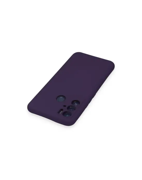 Tecno Pova Neo Kılıf Nano İçi Kadife Silikon - Mor