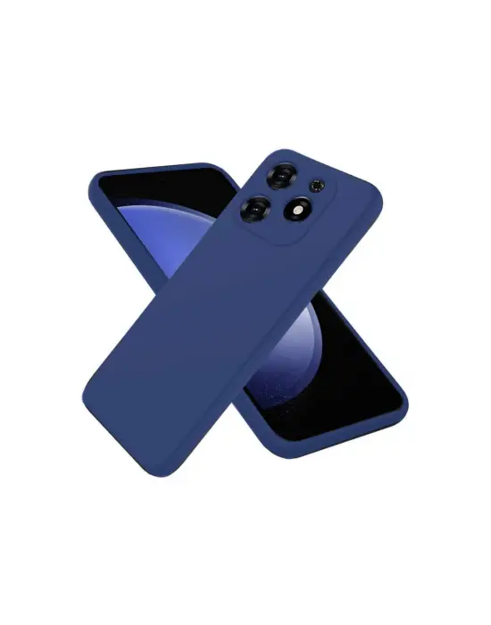 Tecno Spark Go 2024 Kılıf First Silikon - Lacivert