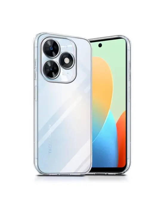 Tecno Spark Go 2024 Kılıf Lüx Şeffaf Silikon