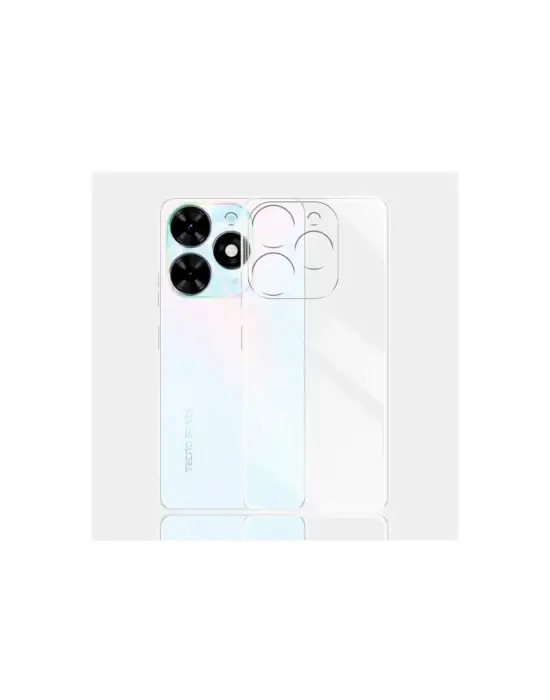 Tecno Spark Go 2024 Kılıf Lüx Şeffaf Silikon