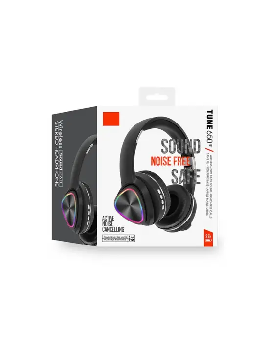 Tune 650 Bt Rgb Kablosuz Kafaüstü Kulaklık - Siyah