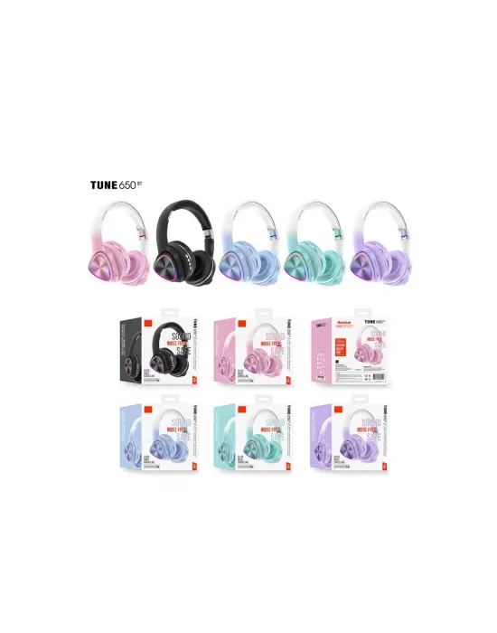 Tune 650 Bt Rgb Kablosuz Kafaüstü Kulaklık - Siyah