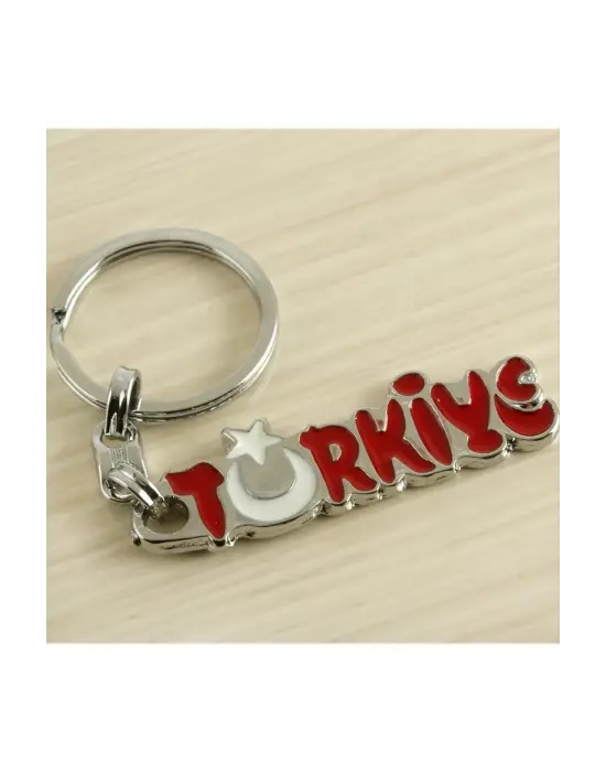 Türkiye Yazılı Metal Anahtarlık