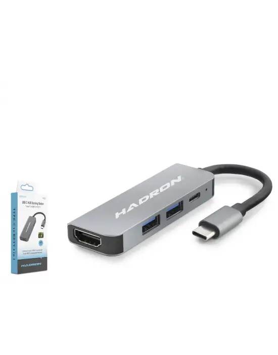Type-C Combo Hub Hdmi 4K Usb 3.0 Pd 4 Port Gri HDX7840