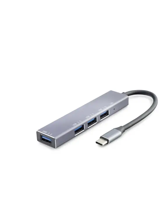 Type-C Hub 4*Usb3.0 Gri HDX7043