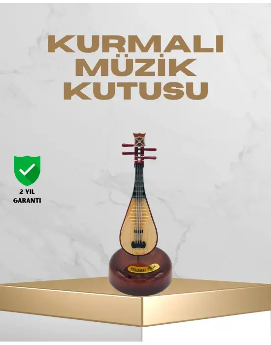 Ud Sembolü Müzik Kutusu Estetik Tasarım Melodi Destekli