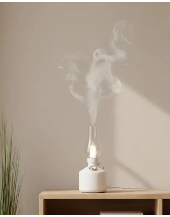 Usb Şarjlı Gaz Lambası Modeli Nano Mist Aromaterapi Nemlendirici 280 Ml