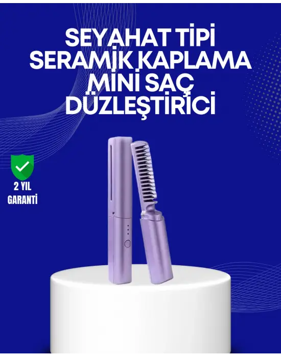 Usb Şarjlı Kablosuz Saç Düzleştirici – Hızlı Ve Pratik