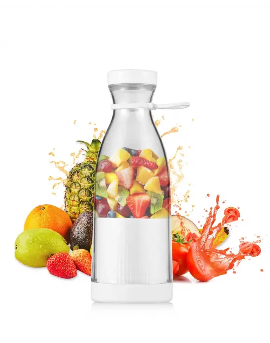 Usb Şarjlı Mini Blender Taşınabilir Smoothie Yapıcı 380 Ml Pratik Kullanım