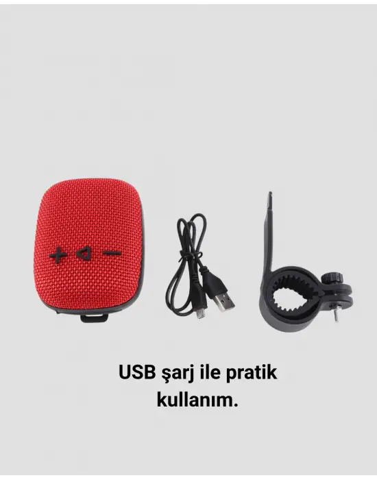 Usb Tf Kart Ve Fm Radyolu Bluetooth Hoparlör 5w