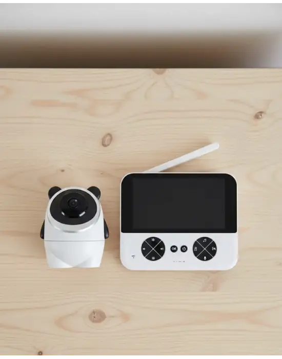 Uzaktan Kontrollü Hd Bebek Kamerası Zoom Ve Sıcaklık Sensörlü