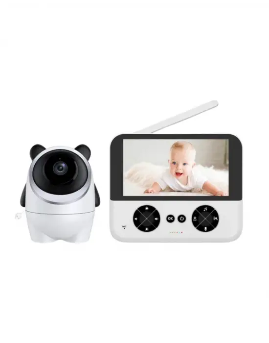 Uzaktan Kontrollü Hd Bebek Kamerası Zoom Ve Sıcaklık Sensörlü