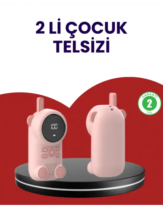 Uzun Menzilli Bebek Telsizi – Vox Modlu, Renkli Lcd Ekranlı