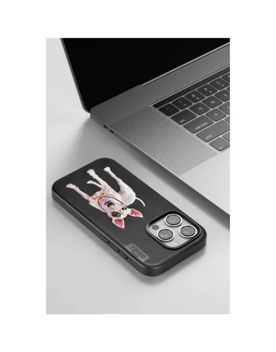 Venco Apple İphone 11 Perma Desenli Kapak - Siyah