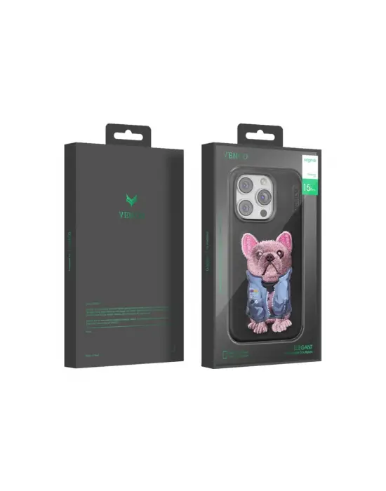 Venco Apple İphone 14 Pro Max Cute Desenli Kapak - Siyah