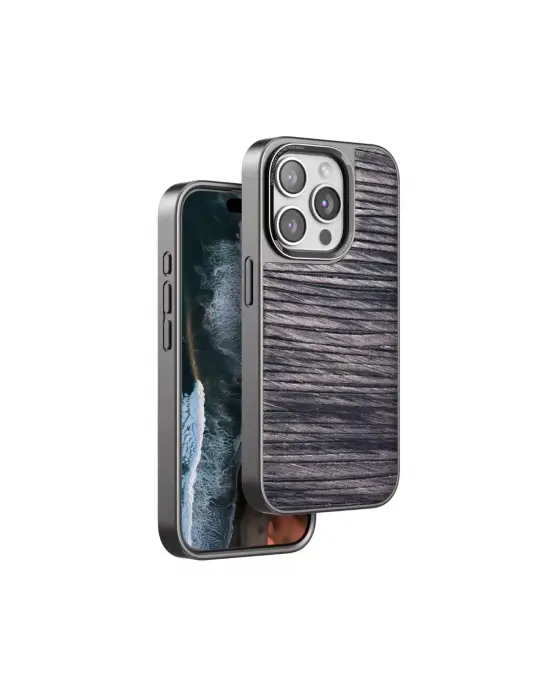 Venco Apple İphone 14 Pro Wave Kapak - Kahverengi