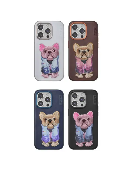 Venco Apple İphone 15 Pro Cute Desenli Kapak - Siyah