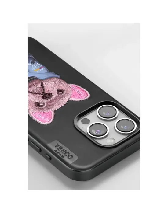 Venco Apple İphone 15 Pro Max Cute Desenli Kapak - Lacivert